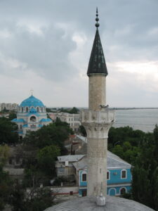 Image of Evpatoria Skyline showing Orthodox Church and a mosque
